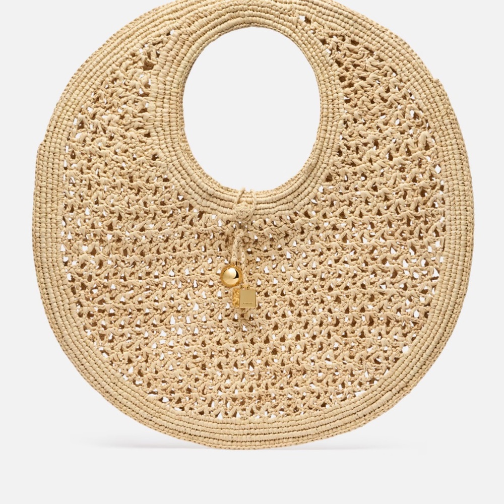 JACQUEMUS LARGE ROUND SPIAGGIA BAG